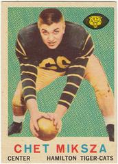 Chet Miksza #73 Football Cards 1959 Topps CFL Prices
