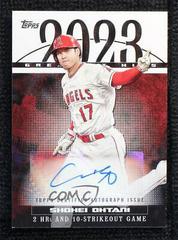 Shohei Ohtani Baseball Cards 2024 Topps Greatest Hits Autograph Prices