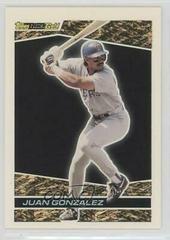 Juan Gonzalez #32 Baseball Cards 1993 Topps Black Gold Prices