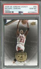 Michael Jordan Gold #86 Basketball Cards 2009 Upper Deck Jordan Legacy Prices