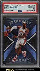 LeBron James [Cyan] Basketball Cards 2008 Upper Deck Starquest Prices