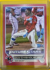 Jazz Chisholm Jr. [Red] #6 Baseball Cards 2022 Topps 1st Edition Prices