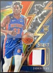 Jaden Ivey [Tie Dye] #S-JI Basketball Cards 2022 Panini Select Sparks Patch Prices