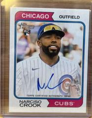 Narciso Crook #ROA-NC Baseball Cards 2023 Topps Heritage Real One Autographs Prices