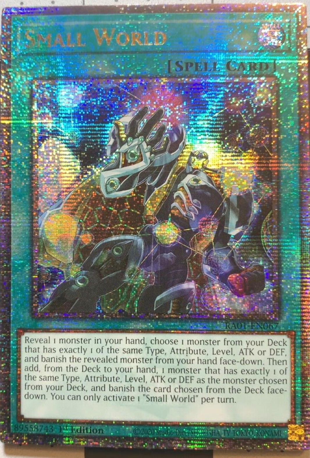 Small World [Quarter Century Secret Rare] RA01-EN067 YuGiOh 25th Anniversary Rarity Collection