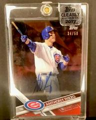 Anthony Rizzo #CAAU-ARI Baseball Cards 2017 Topps Clearly Authentic Autographs Prices
