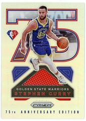Stephen Curry [Silver] #14 Basketball Cards 2021 Panini Prizm NBA 75th Anniversary Logo Prices