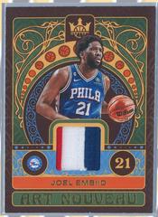 Joel Embiid [Prime] #AN-JEP Basketball Cards 2022 Panini Court Kings Art Nouveau Prices