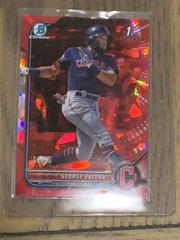 George Valera [Red Sapphire] Baseball Cards 2022 Bowman Chrome Prospects Prices