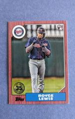 Royce Lewis [Red] #87TBU-3 Baseball Cards 2022 Topps Update 1987 Prices