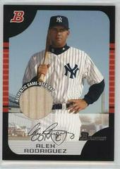 Alex Rodriguez [Relics] Baseball Cards 2005 Bowman Prices