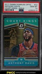 Anthony Davis [Aqua] #22 Basketball Cards 2017 Panini Donruss Optic Court Kings Prices