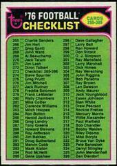 Checklist 265-396 #273 Football Cards 1976 Topps Prices