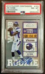 Joe Webb [Autograph] #153 Football Cards 2010 Playoff Contenders Prices