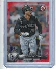 Nolan Arenado [Red] #49 Baseball Cards 2017 Bowman Prices