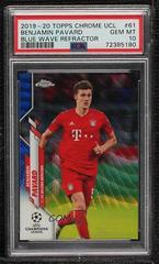 Benjamin Pavard [Blue Wave Refractor] Soccer Cards 2019 Topps Chrome UEFA Champions League Prices