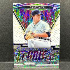 Casey Mize [White Wave] #FR-1 Baseball Cards 2021 Panini Prizm Fearless Prices