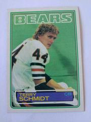 Terry Schmidt Football Cards 1983 Topps Prices