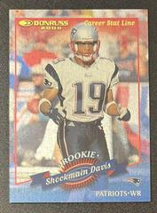 Shockmain Davis [Career Stat Line] #247 Football Cards 2000 Panini Donruss Prices