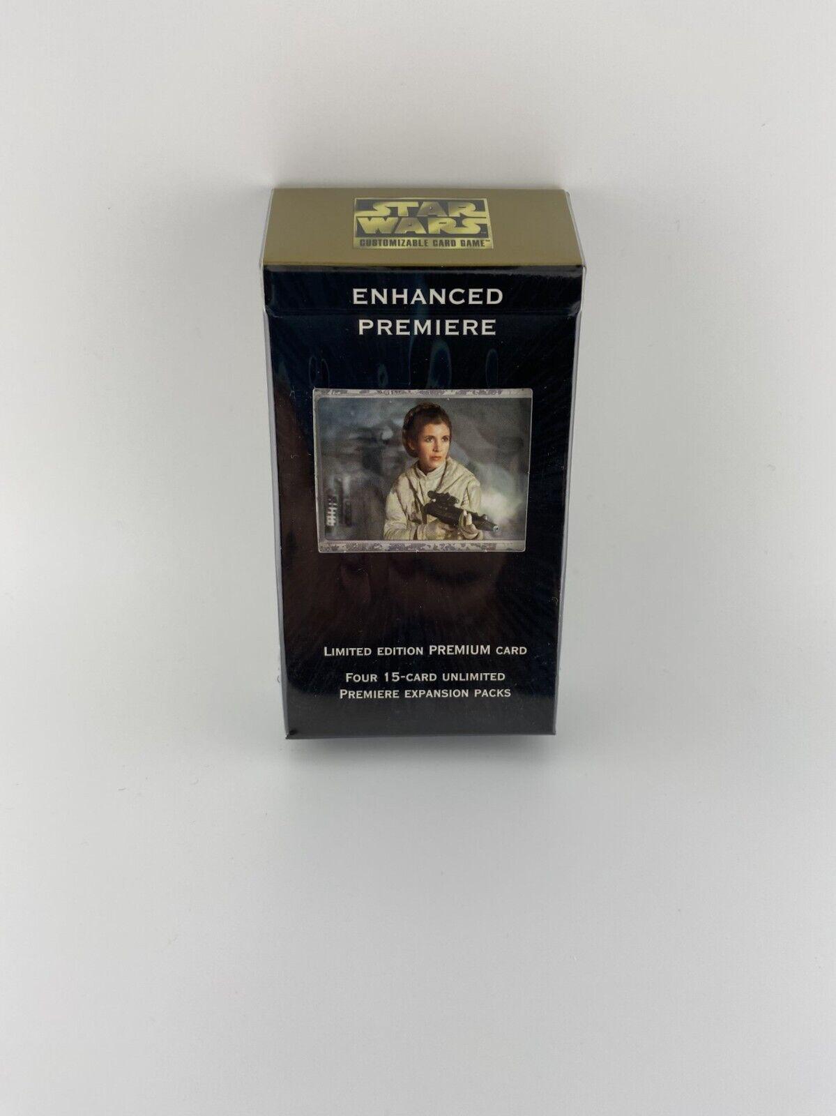 Leia With Blaster Rifle Star Wars CCG Enhanced Premiere