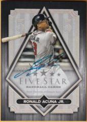 Ronald Acuna Jr. Baseball Cards 2022 Topps Five Star Tool Phenom Autographs Prices