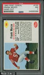 Frank Morze [Hand Cut] Football Cards 1962 Post Cereal Prices