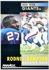 Rodney Hampton #23 Football Cards 1991 Pinnacle Prices