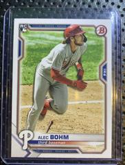 Alec Bohm #2 Baseball Cards 2021 Bowman Prices