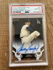 Sandy Koufax [Black] #SK Baseball Cards 2019 Topps High Tek Autographs Prices