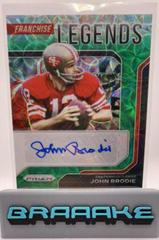 John Brodie [Green Scope Prizm] Football Cards 2021 Panini Prizm Franchise Legends Signatures Prices