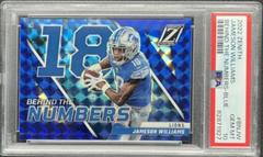 Jameson Williams [Blue] #BN-JW Football Cards 2022 Panini Zenith Behind the Numbers Prices