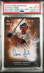 Aaron Judge [Orange] Baseball Cards 2018 Topps Inception Prices