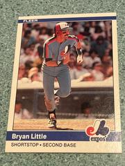 Bryan Little #279 Baseball Cards 1984 Fleer Prices