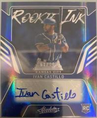 Ivan Castillo #RKI-IC Baseball Cards 2022 Panini Absolute Rookie Ink Autographs Prices