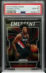 Nassir Little #2 Basketball Cards 2019 Panini Prizm Emergent Prices