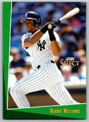 Bernie Williams #393 Baseball Cards 1993 Score Select Prices