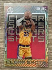 LeBron James [Pink] #1 Basketball Cards 2019 Panini Illusions Clear Shots Prices