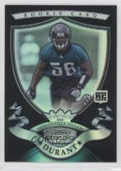 Justin Durant [Black Refractor] #30 Football Cards 2007 Bowman Sterling Prices