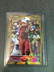 Larry Fitzgerald [Gold Refractor] #58 Football Cards 2015 Topps Chrome Prices