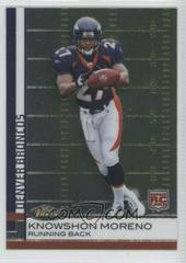 Knowshon Moreno #90 Football Cards 2009 Topps Finest Prices