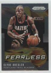 Clyde Drexler Basketball Cards 2019 Panini Prizm Fearless Prices