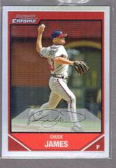 Chuck James [Orange Refractor] #13 Baseball Cards 2007 Bowman Chrome Prices