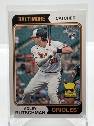 Adley Rutschman #7 Prices [Rookie] | 2023 Topps Heritage | Baseball Cards