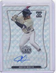 Austin Martin [Silver Wave] Baseball Cards 2020 Leaf Metal Draft Autographs Prices