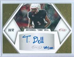 Nathaniel 'Tank' Dell [Gold] #A-NTD Football Cards 2023 Sage Autographs Prices