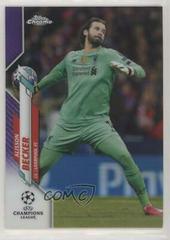 Alisson Becker [Purple Refractor] #14 Soccer Cards 2019 Topps Chrome UEFA Champions League Prices