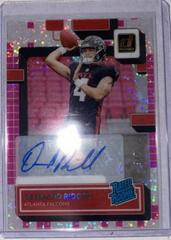 Desmond Ridder [Autograph Pink] #52 Football Cards 2022 Panini Clearly Donruss Prices