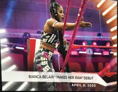 Bianca Belair Makes Her Raw Debut #1 Wrestling Cards 2021 Topps WWE Women's Division Prices