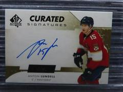Anton Lundell Hockey Cards 2022 SP Authentic Curated Signatures Prices