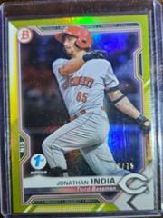 Jonathan India [Gold Foil] #BFE-46 Baseball Cards 2021 Bowman 1st Edition Prices